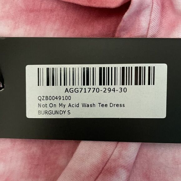 Nasty Gal not on my acid wash tee dress size small - Picture 6 of 12